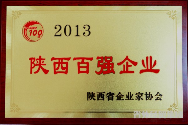 我集团再次入围2013年度陕西百强企业-bevictor伟德官网