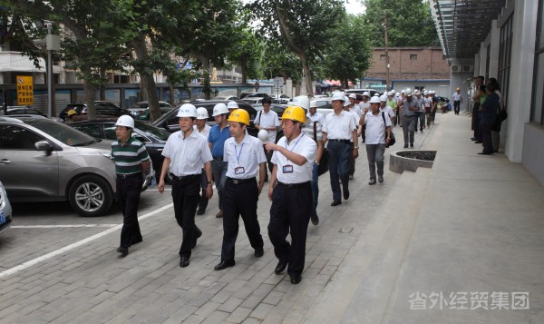 集团公司修建业板块项目司理赴陕建集团标准化项目工地取经-bevictor伟德官网