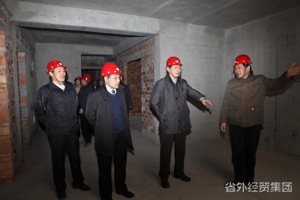 集团公司董事长肖玉龙 副总司理惠宏军赴集团建设一公司、六公司项目工地调研-bevictor伟德官网