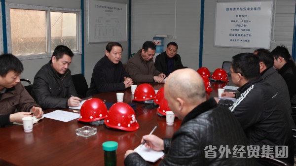 肖玉龙董事长深入集团驻西安部分项目部慰问调研-bevictor伟德官网