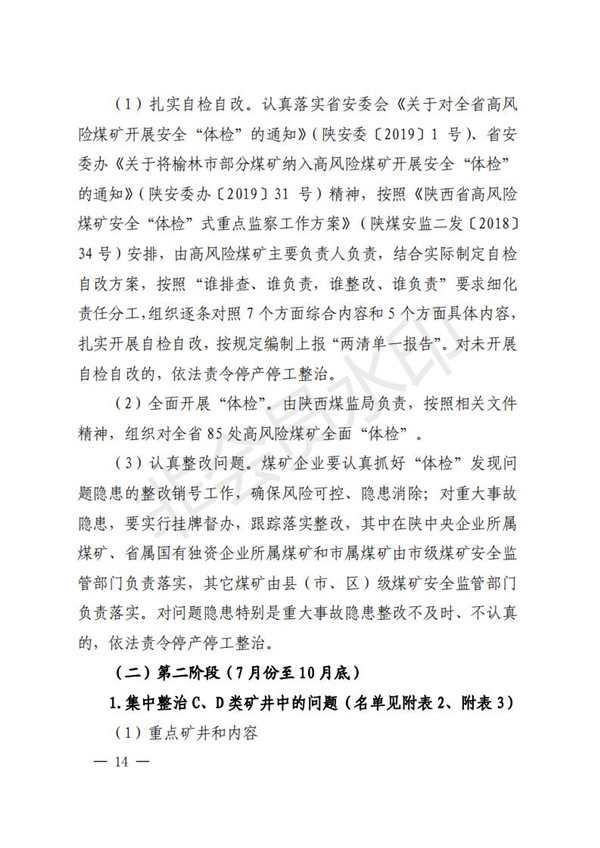 陕西省清静生产委员会关于印发全省蹊径交通煤矿危险化学品建设工程都会消防清静五项攻坚行动方案的通知-bevictor伟德官网