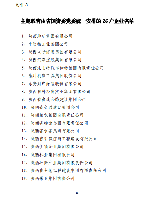 中共陕西省国资委委员会印发《关于开展省国资委系统“不忘初心、切记使命”主题教育的实验方案》的通知-bevictor伟德官网